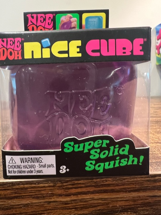 Needoh Other - 🔥💜Viral, rare! NeeDoh Nice Cube Super Solid Squishy - Purple 💜New, unopened*